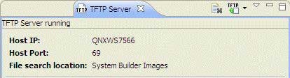 TFTP Server view